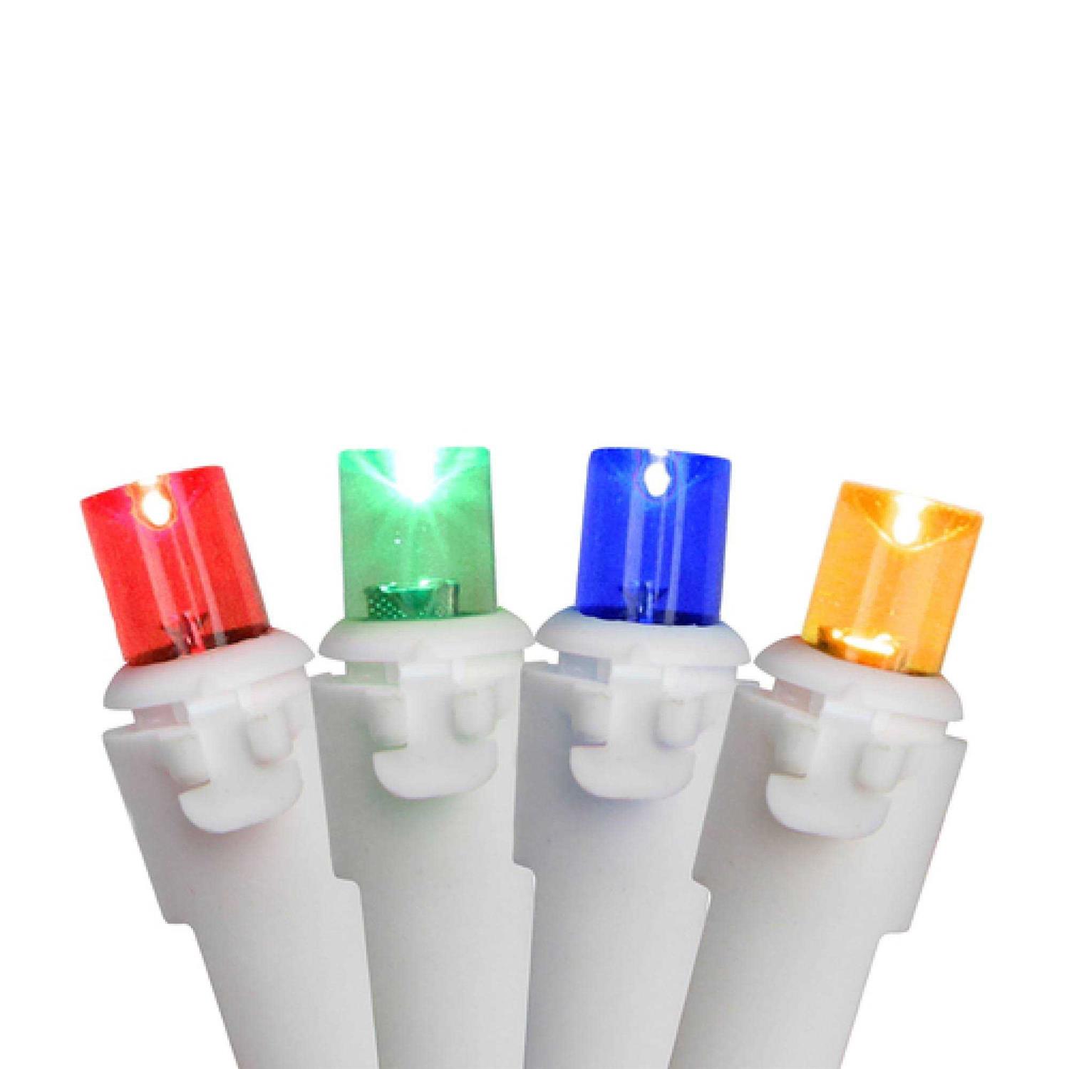 Northlight 100 Multi Color LED Wide Angle Christmas Icicle Lights - Image 5