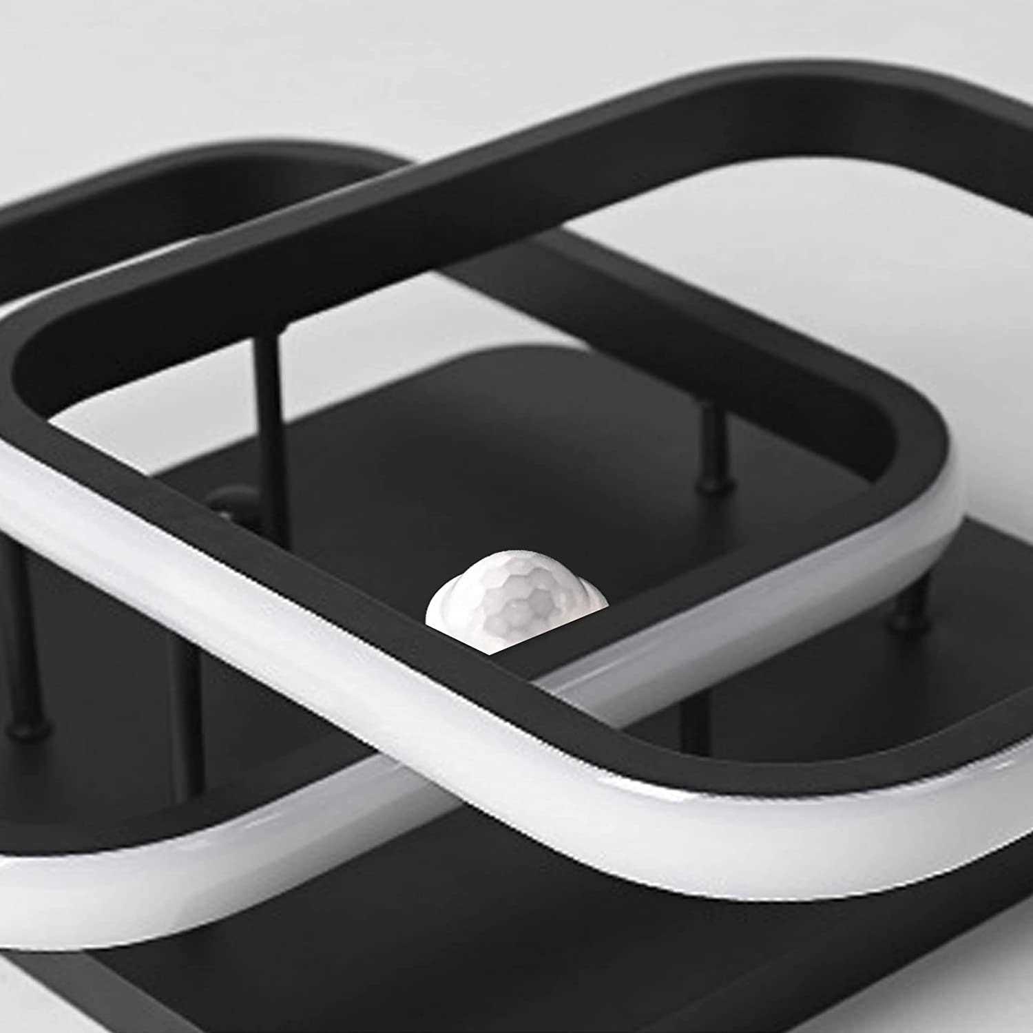 ADISUN Motion Sensor LED Ceiling Light 22W Black Mount Motion Activated Light Fixture Ceiling lamp for Closet Laundry Bathroom Hallway Stair Porch - Image 5