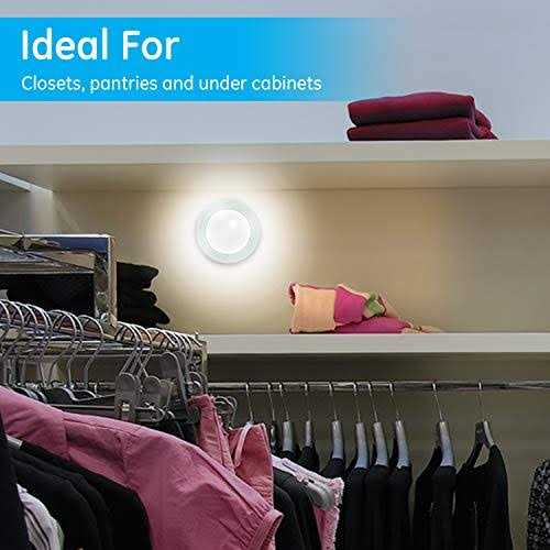 GE Wireless LED Puck Lights Battery Operated 20 Lumens Touch Light - Image 5