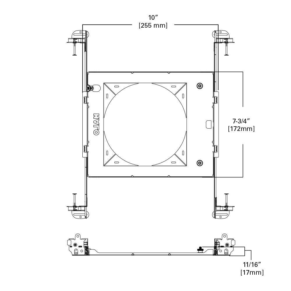 Halo HL6RSMF Mounting Frame - Image 3