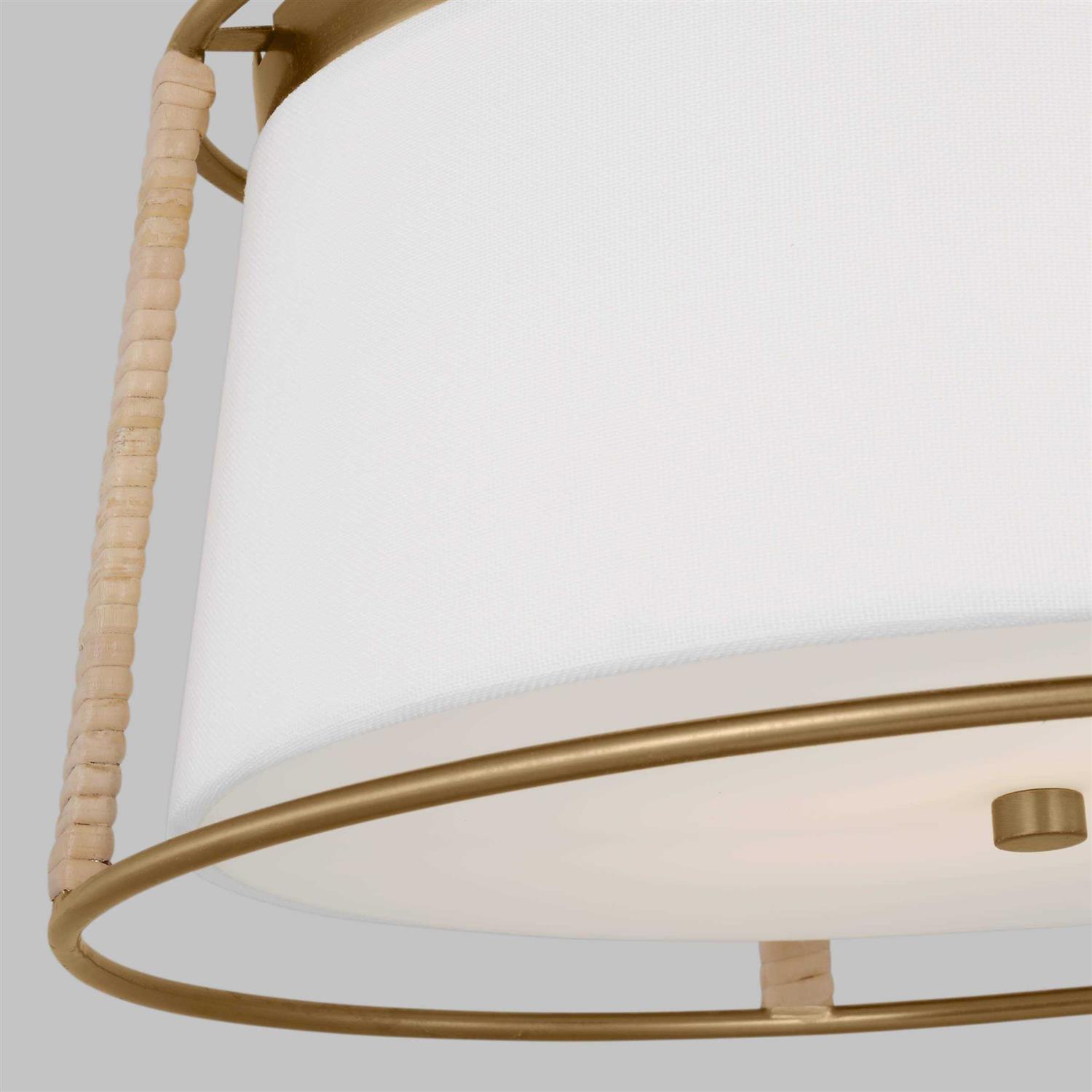 Visual Comfort Studio Cortes Flush Mount Ceiling Light DJF1002SB - Image 3