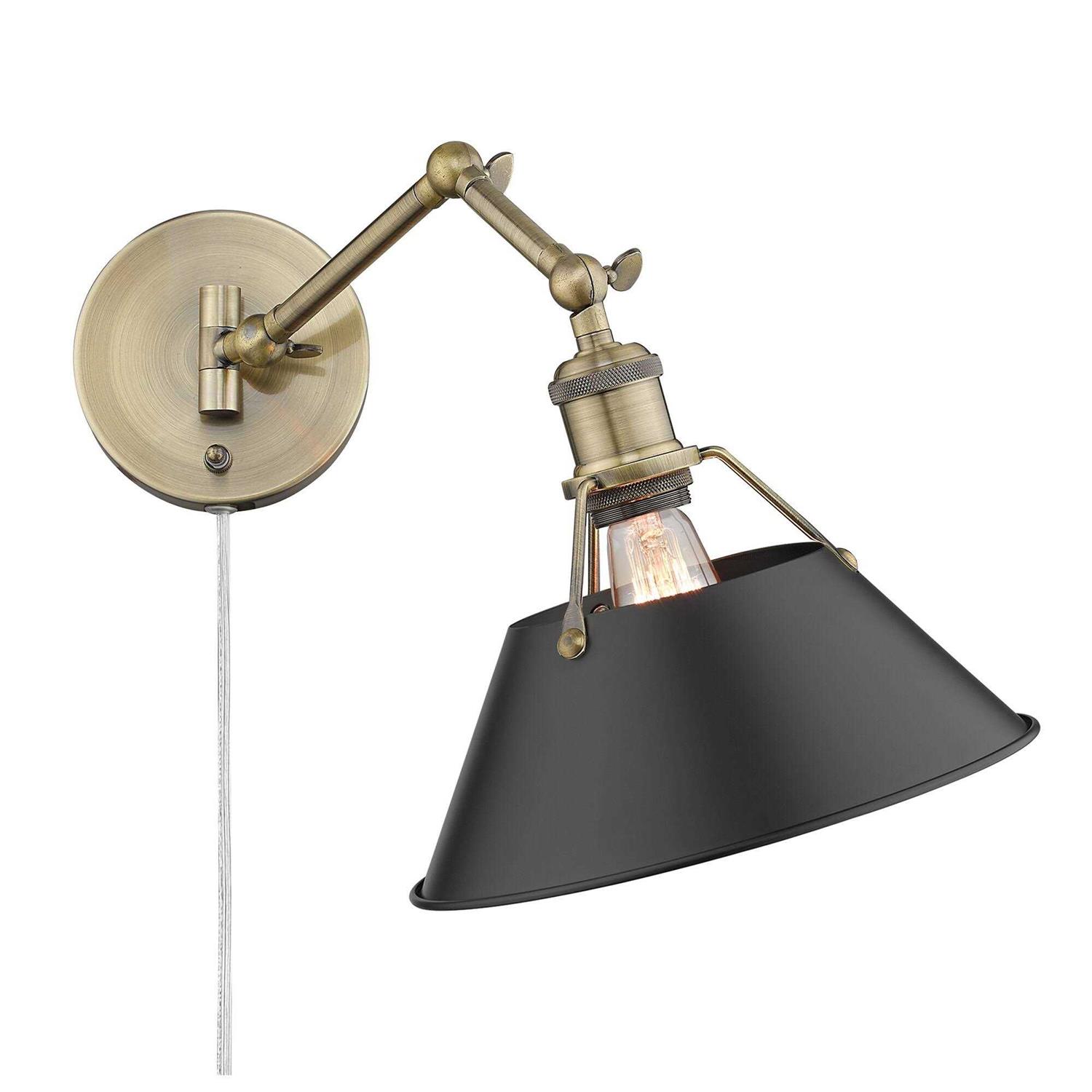 Golden Lighting Orwell 1 Light Wall Sconce 3306 - Image 5
