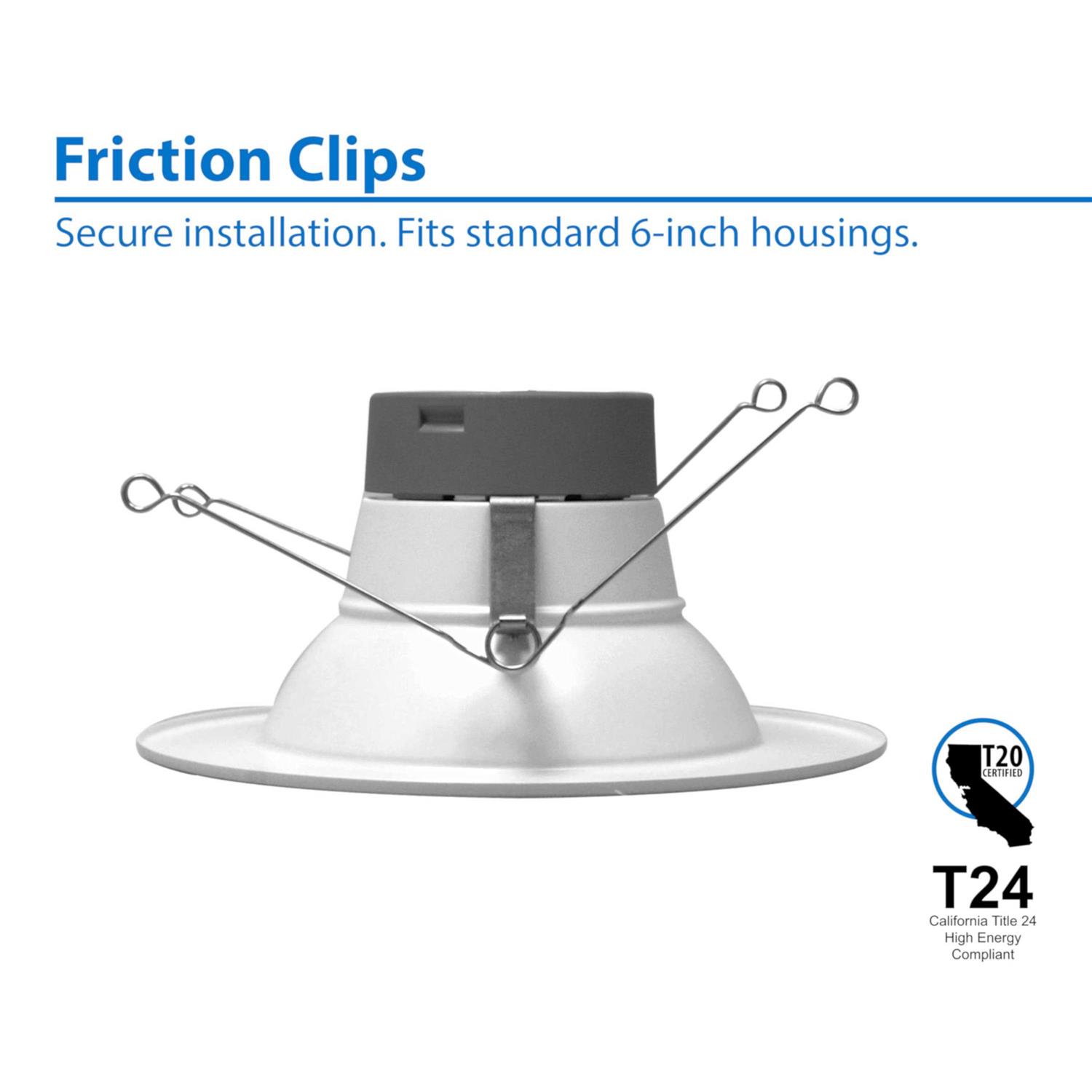 Nicor DLR56 5/6-inch 3000K Recessed LED Downlight - Image 2