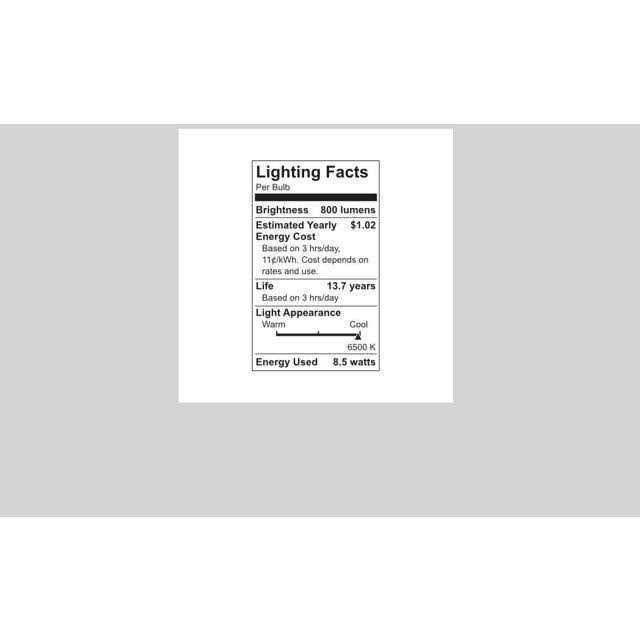 GE Refresh 60-Watt EQ A19 Daylight Dimmable LED Light Bulb - Image 5