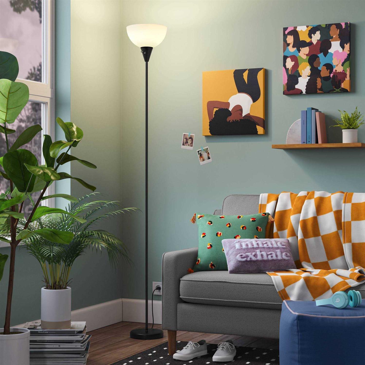 Room Essentials Torchiere Floor Lamp - Image 4