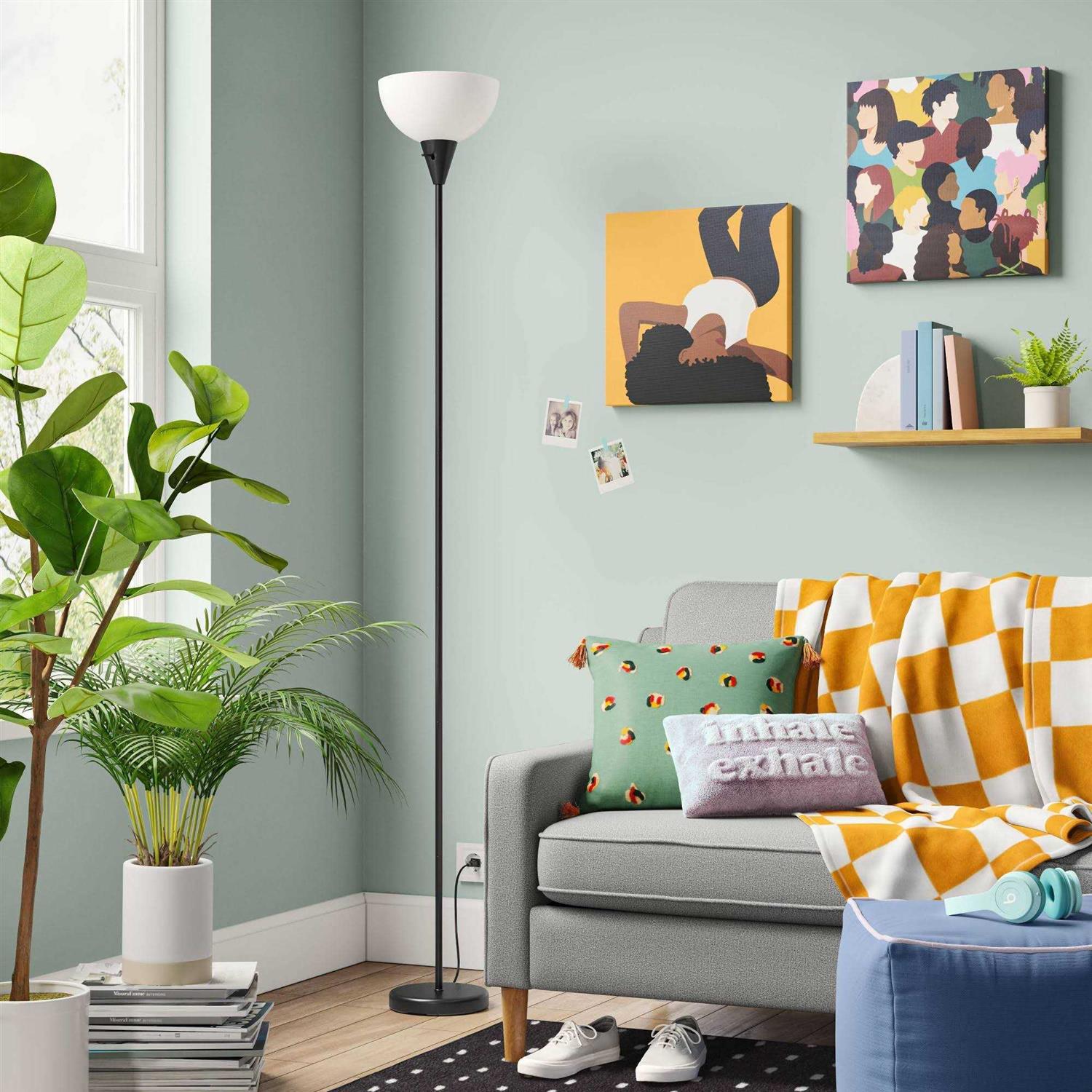 Room Essentials Torchiere Floor Lamp - Image 5