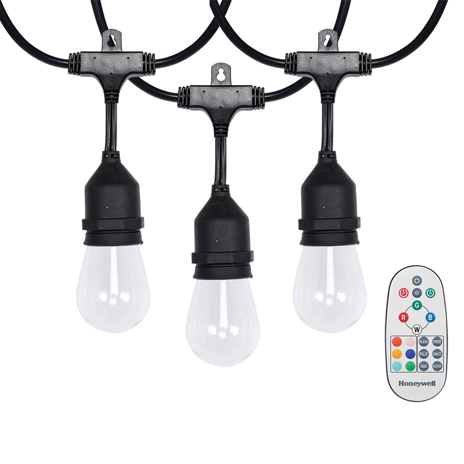 Honeywell 24 ft. Color Changing LED String Light Set with Remote