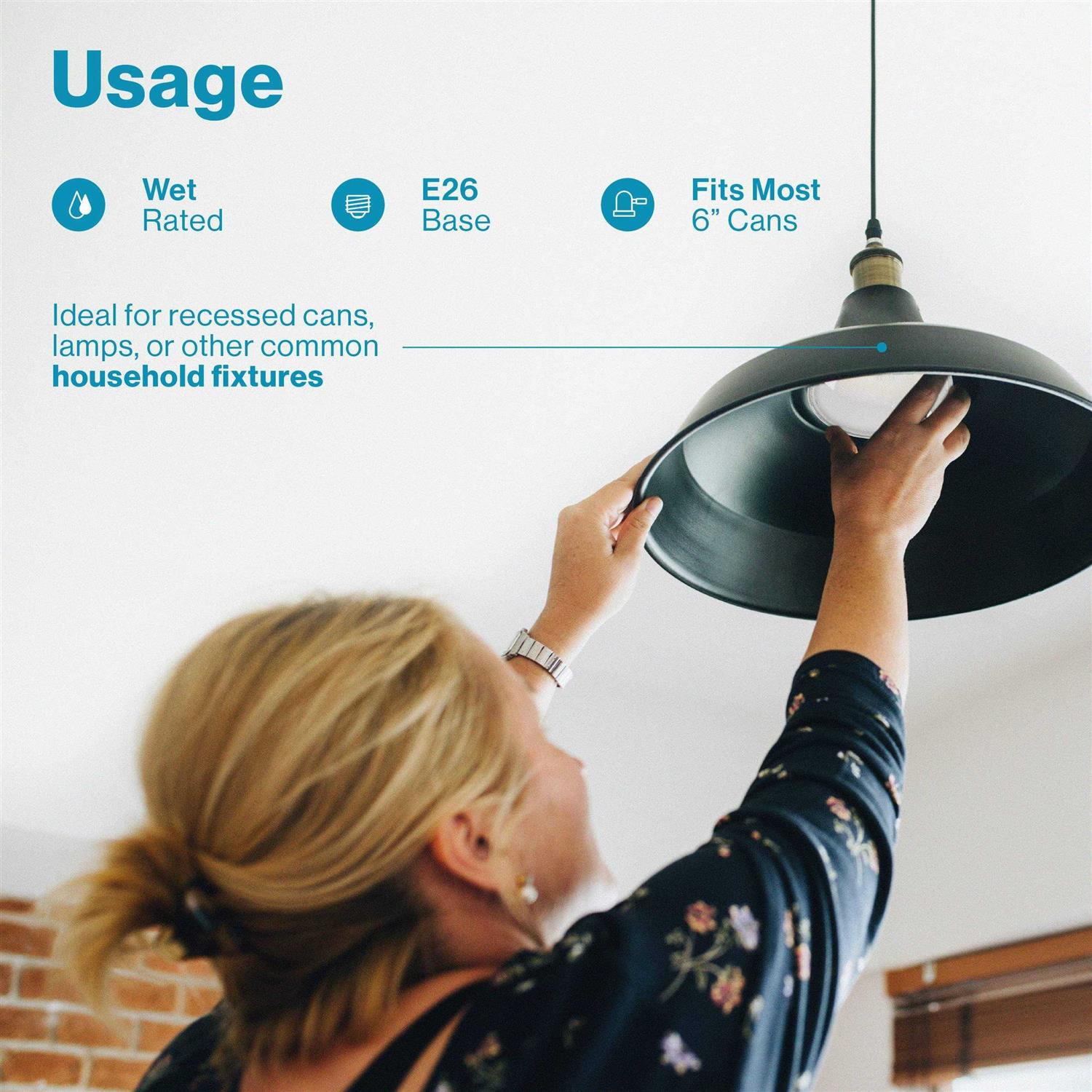 Sunco lighting outdoor LED flood light waterproof PAR38 LED Bulb - Image 5