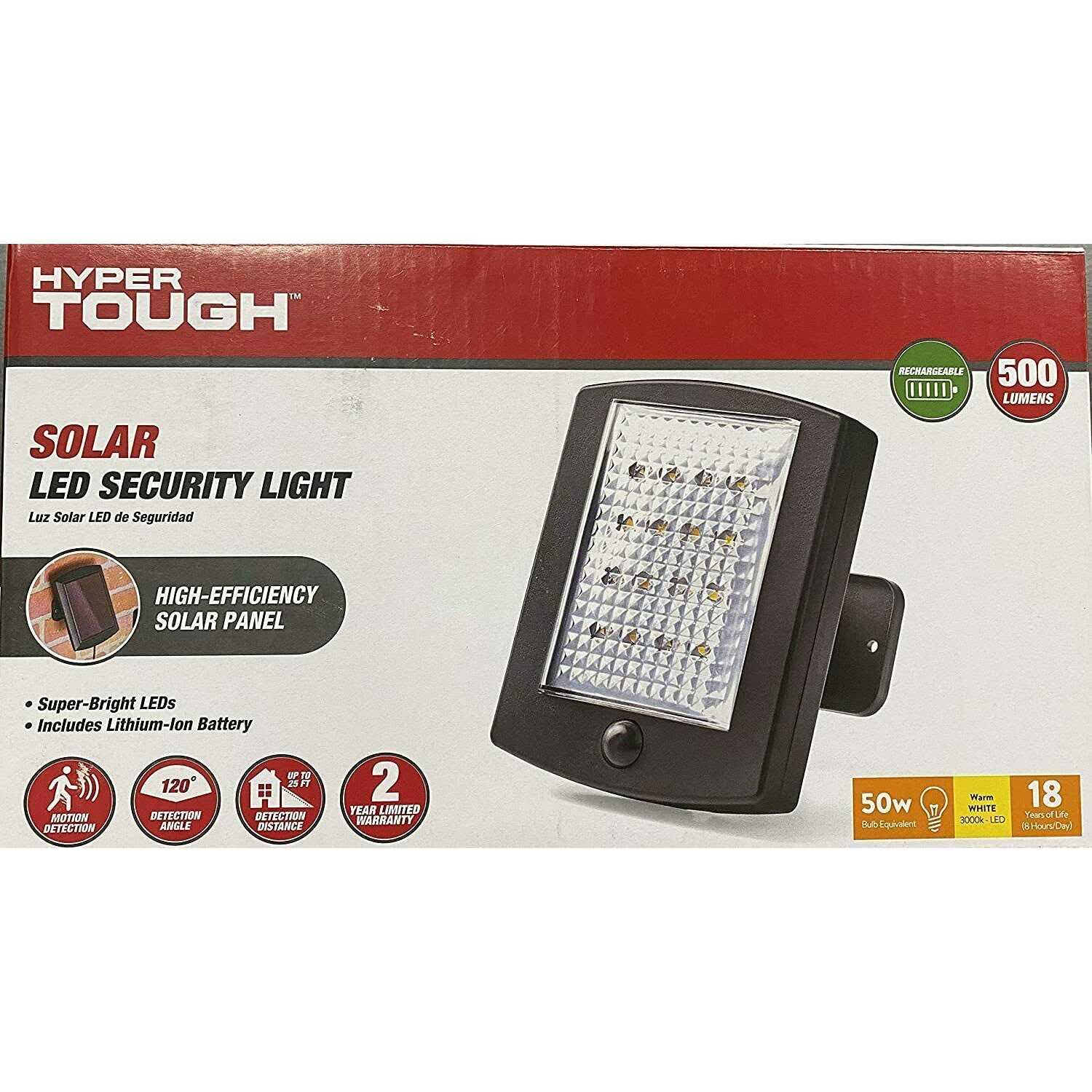 Hyper Tough Solar LED Motion Sensing Security Light - Image 2