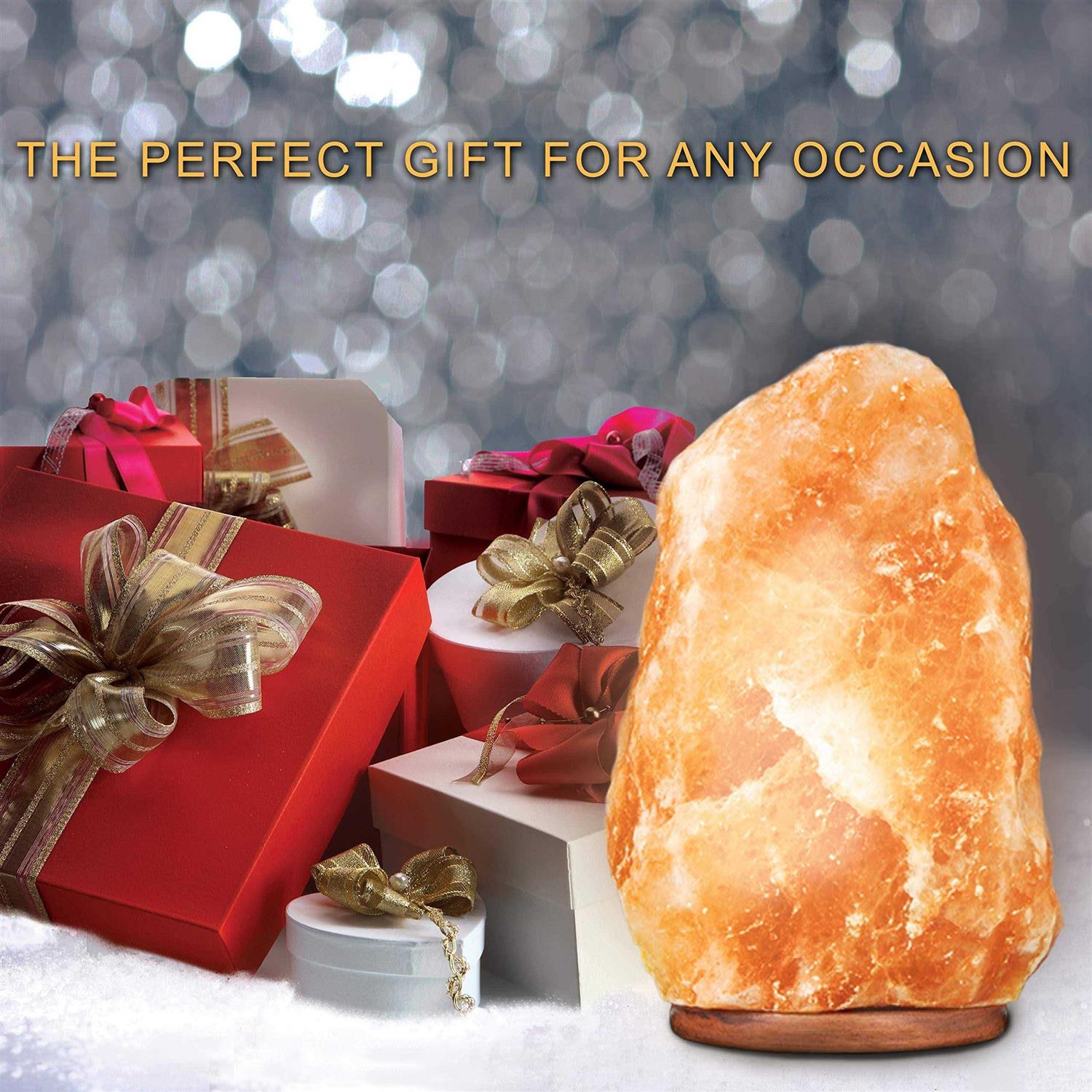 My Perfect Nights Large Himalayan Rock Salt Lamp Pink Crystal Natural Authentic Hand Carved Decor Lighting Dimmable – - Image 4