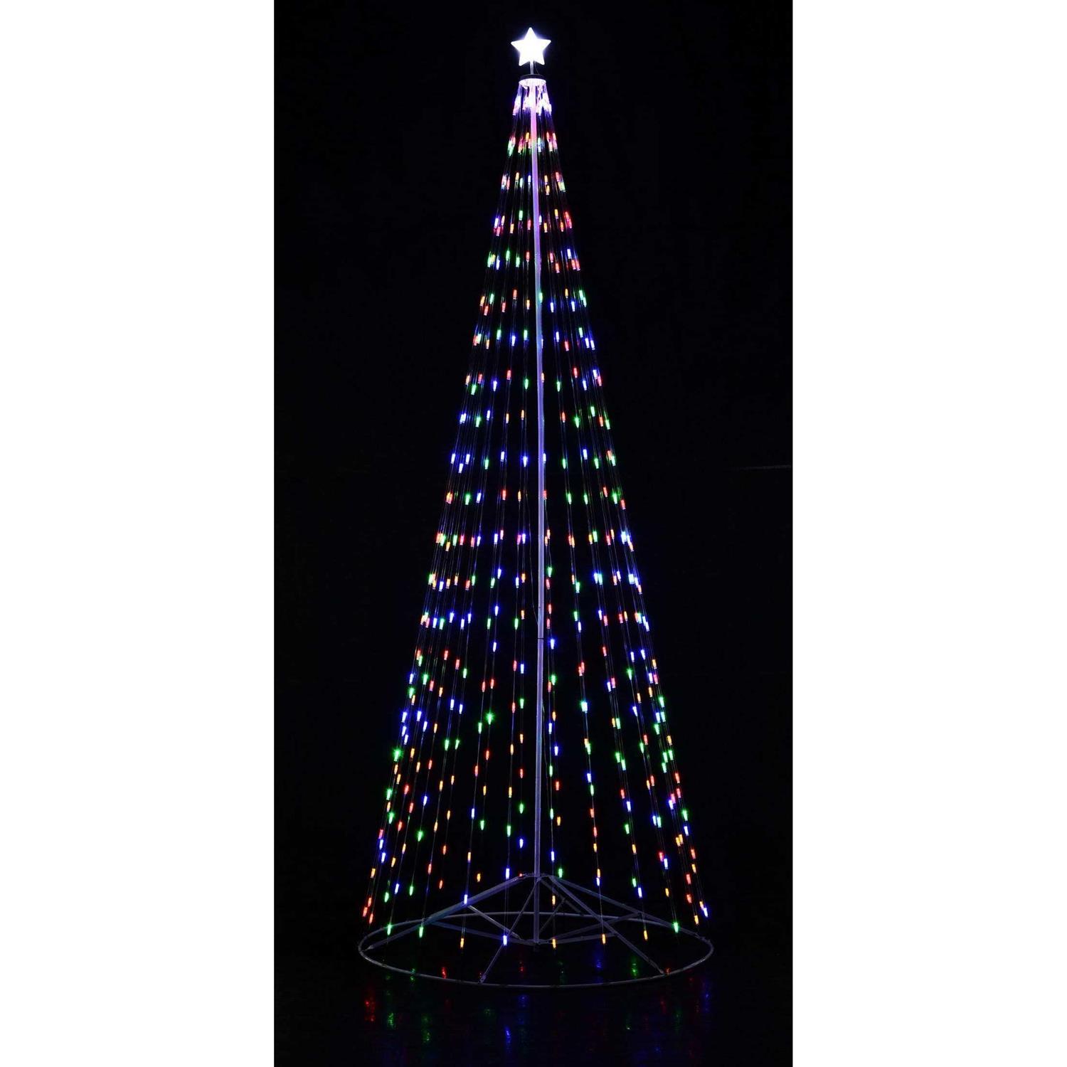 Homebrite Outdoor Led Cone Tree with Wireless Remote