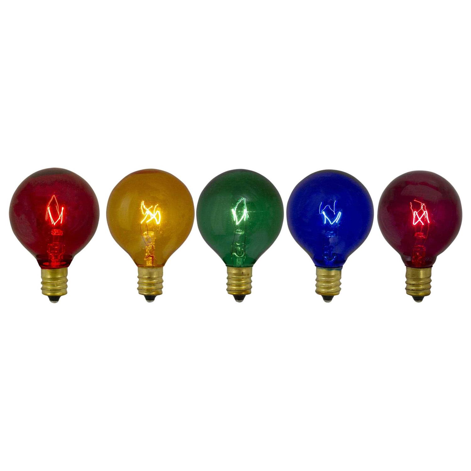 Northlight Pack G40 Globe Christmas Replacement Light Bulbs - Image 3
