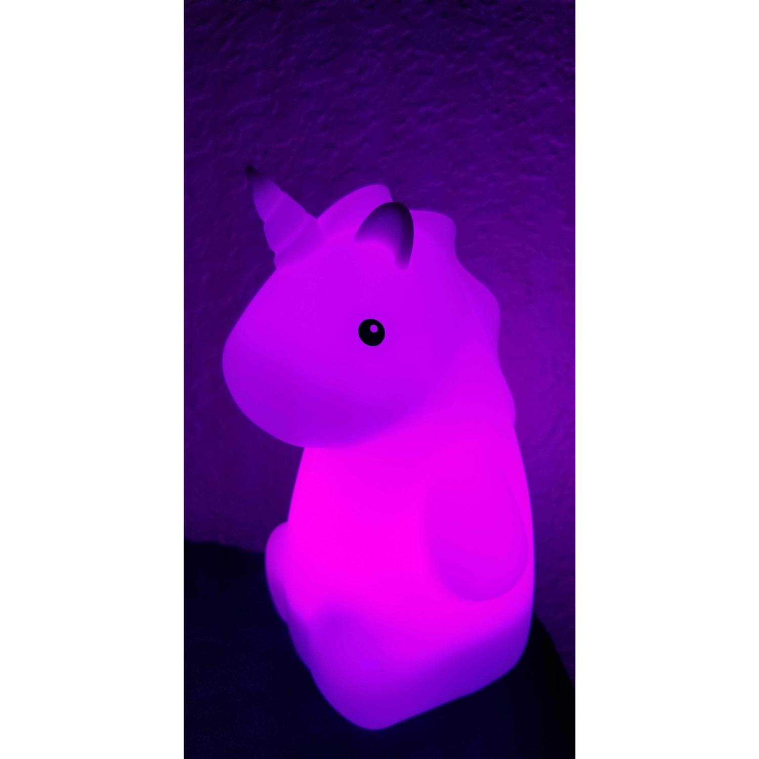 Globe Rylie Unicorn LED Multi-Color Changing Rechargeable Silicone Night Light - Image 4