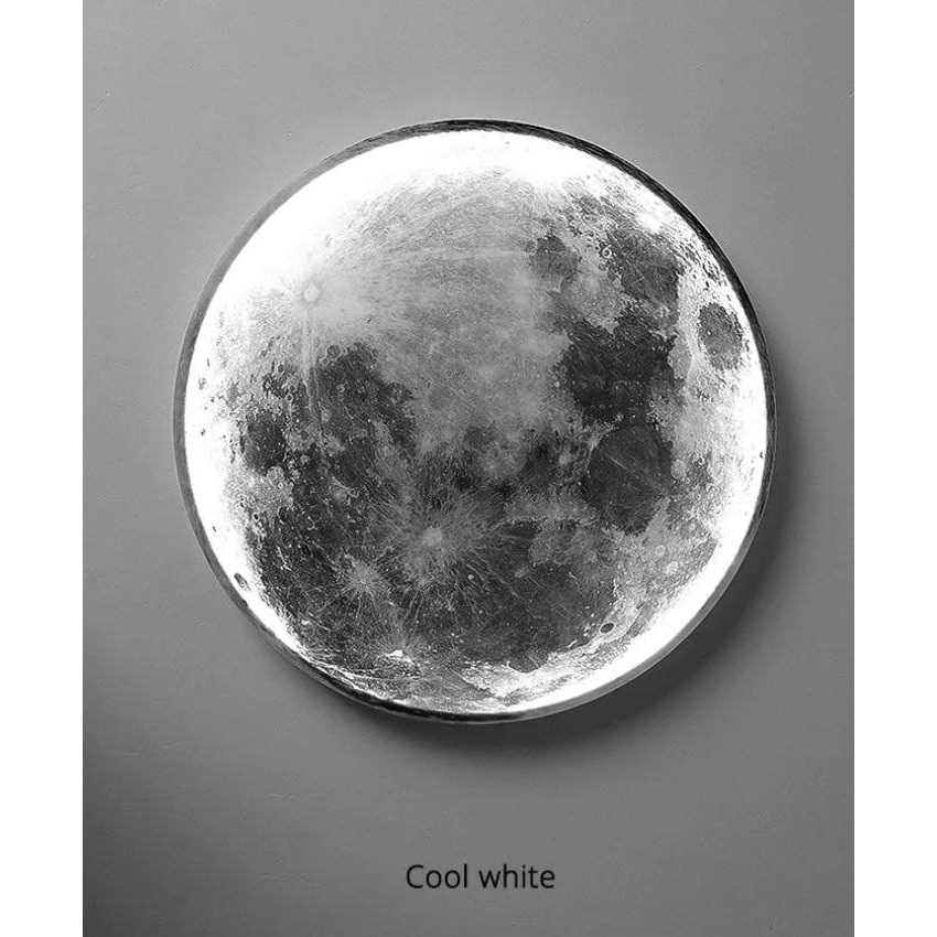 Nordic Moon Wall Light Metal Wall Sconce Lighting Plug-in - Image 2