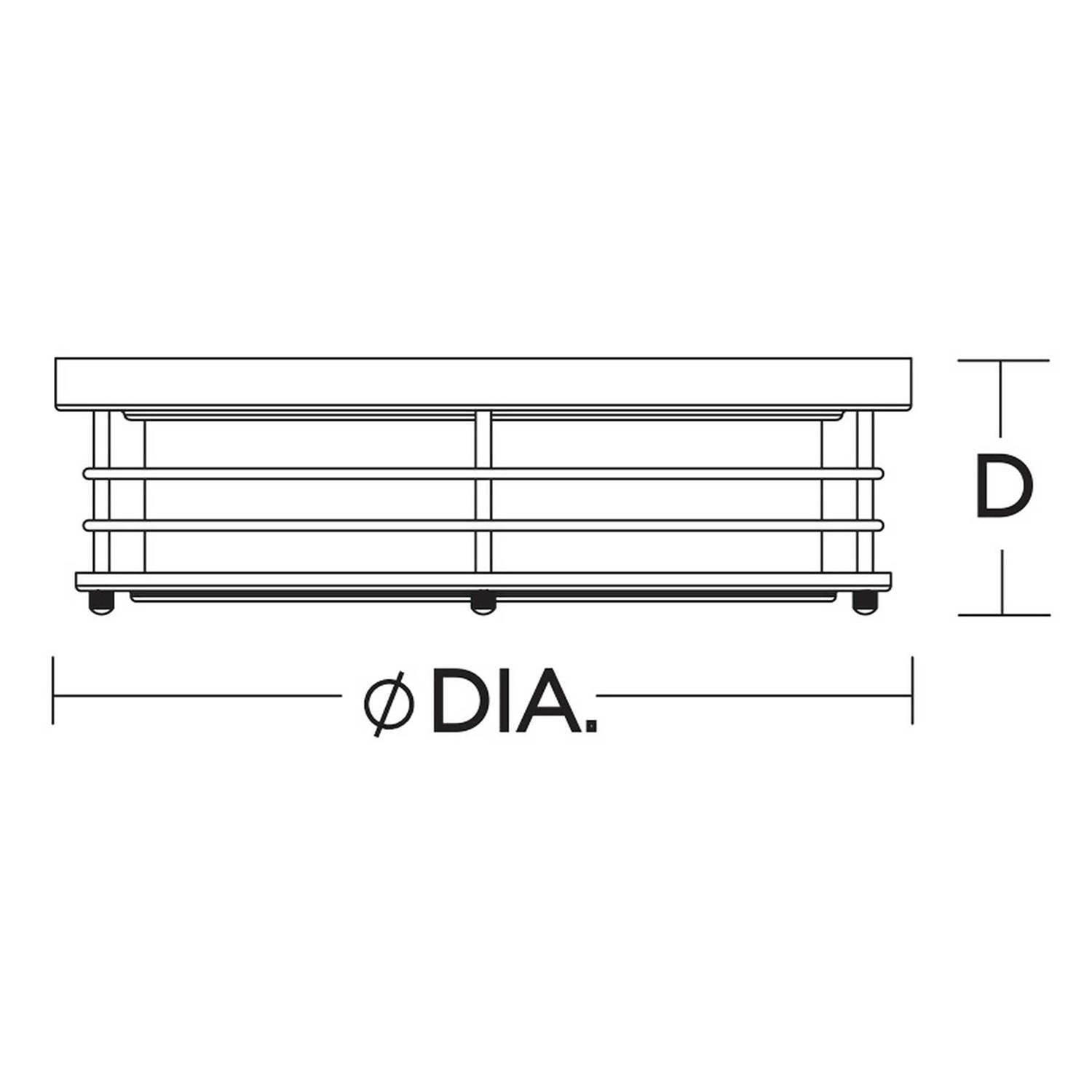 AFX Archer 2 Light Flushmount ACF13BK - Image 4