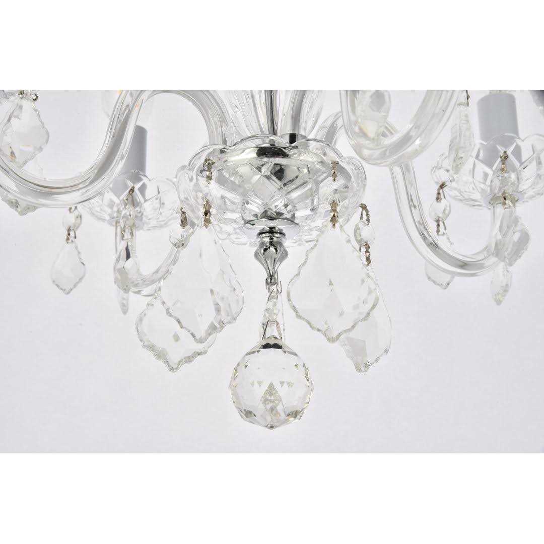Lamy 4 Light Candle Style Classic / Traditional Chandelier with Crystal Accents House of Hampton Finish - Image 3