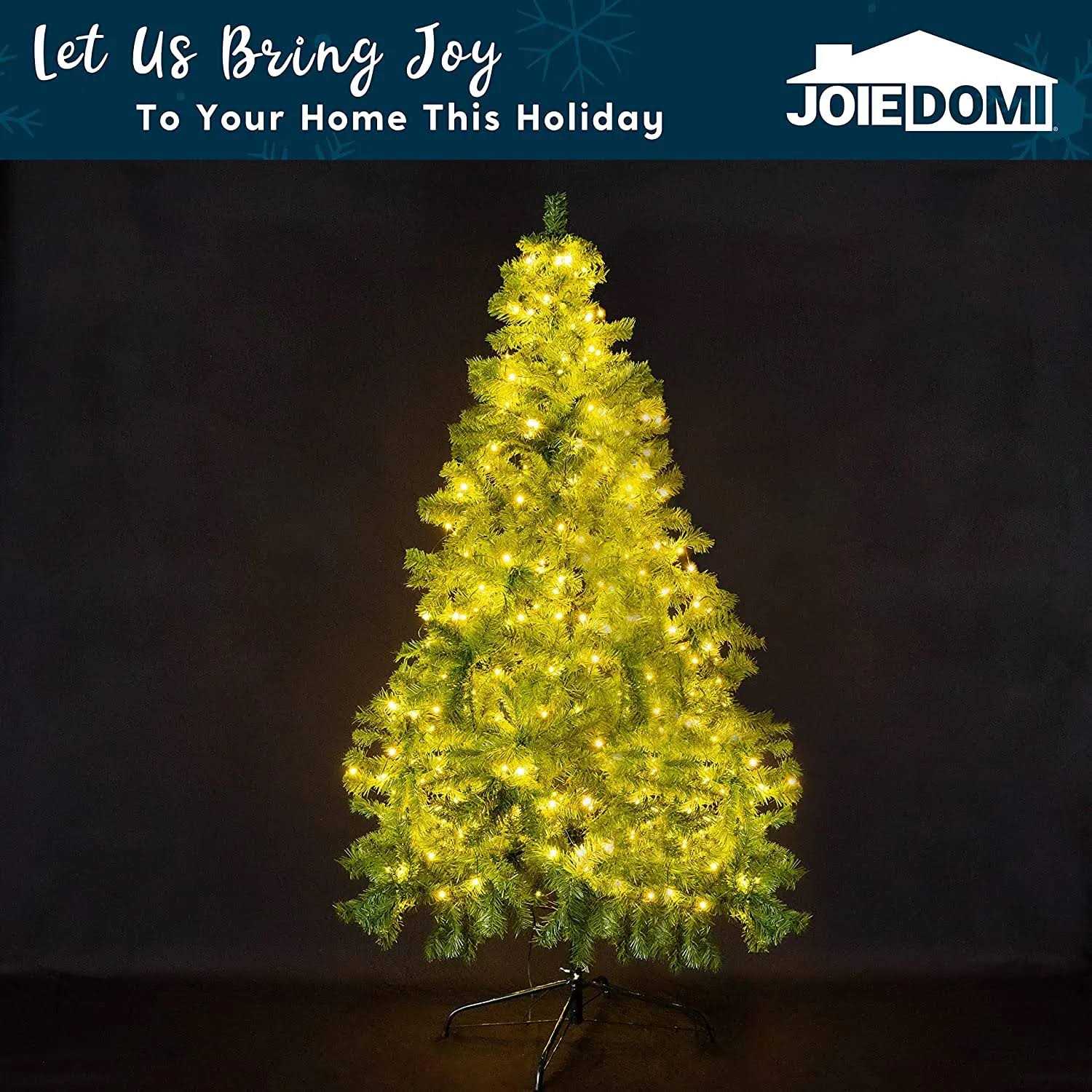 Joiedomi 400 LED Christmas Tree String Light with Ring 8.5ft - Image 2