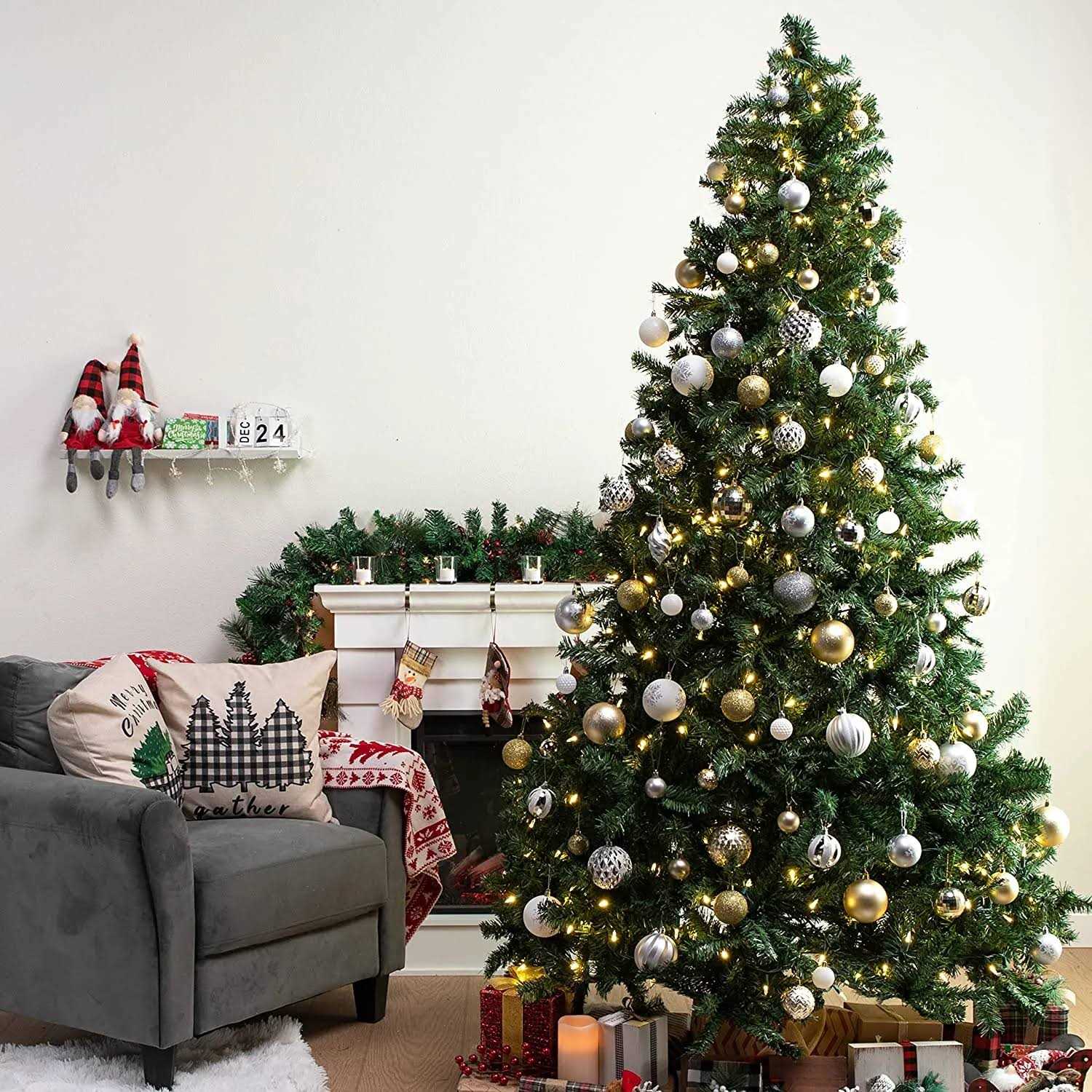 Joiedomi 400 LED Christmas Tree String Light with Ring 8.5ft - Image 3