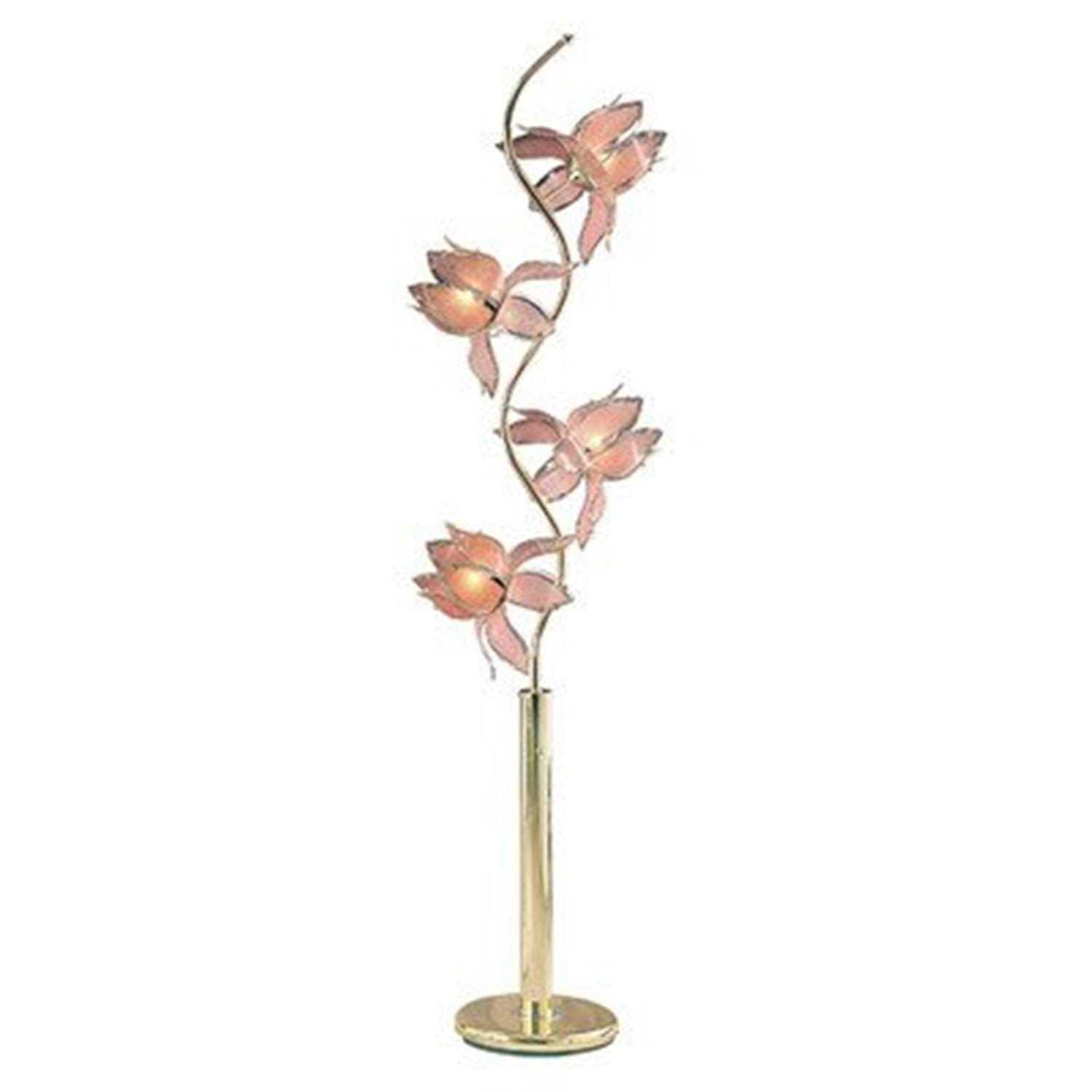 OK Lighting 73H Brass Floor Lamp OK-9334G