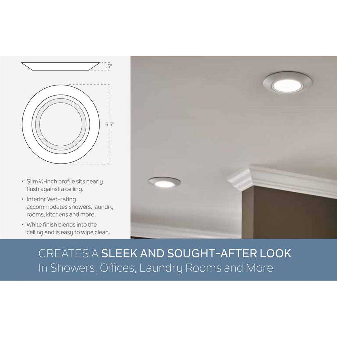 Kichler Horizon 3000K LED Downlight 43855WHLED30T - Image 5