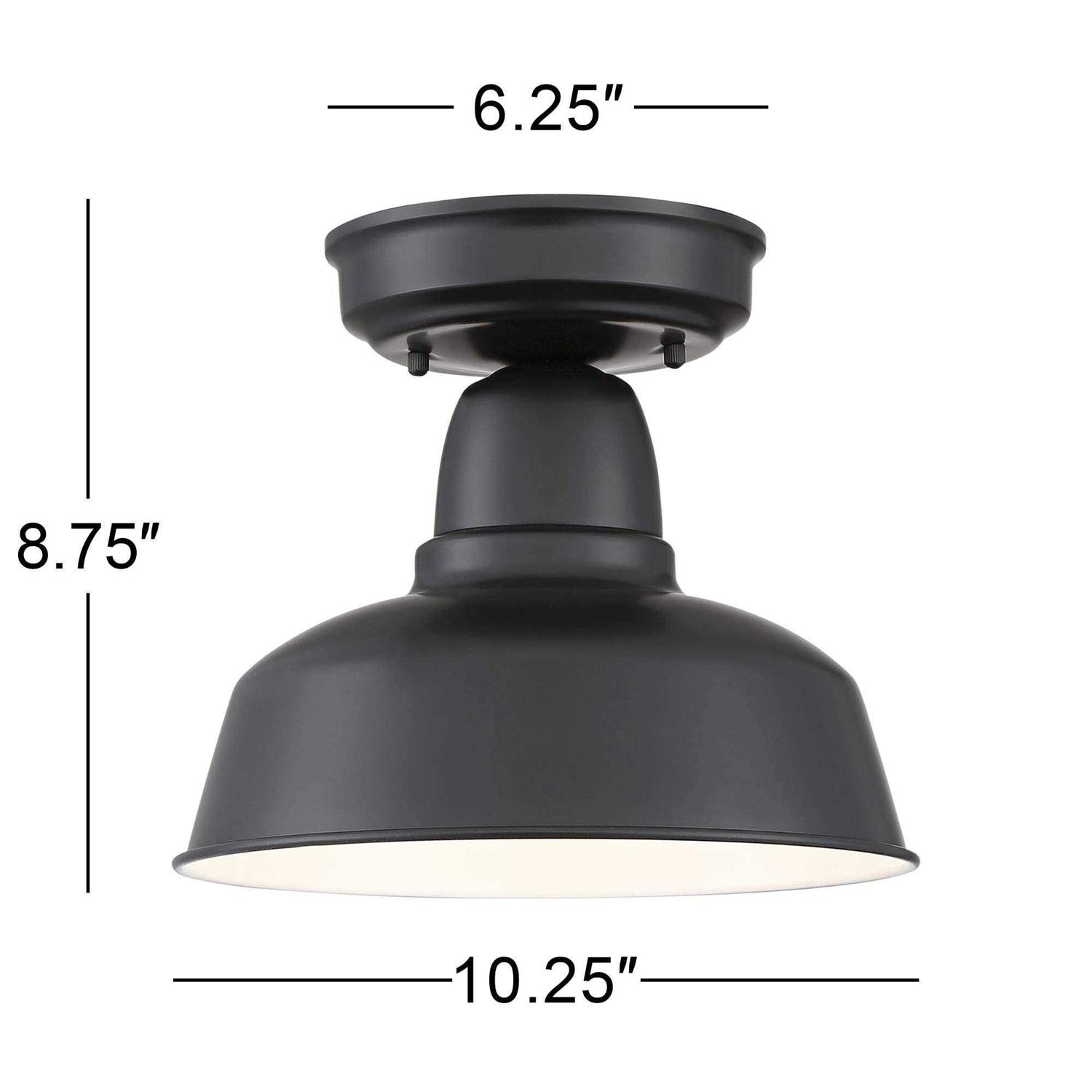 John Timberland Urban Barn Outdoor Ceiling Light - Image 4