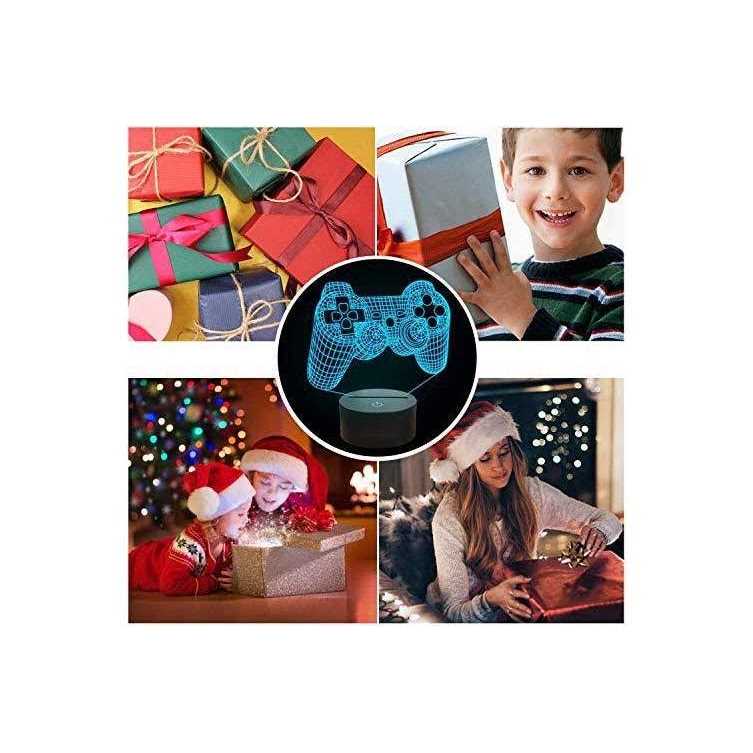 Lampeez 3D gamepad lamp game console Night Light 3D Illusion lamp for Kids - Image 5