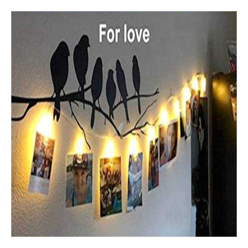 JMTGNSEP 50 LEDs Photo Clips String Light Battery Powered Decoration For Home Bedroom Indoor Christmas Party Decoration For Photo pict - Image 3
