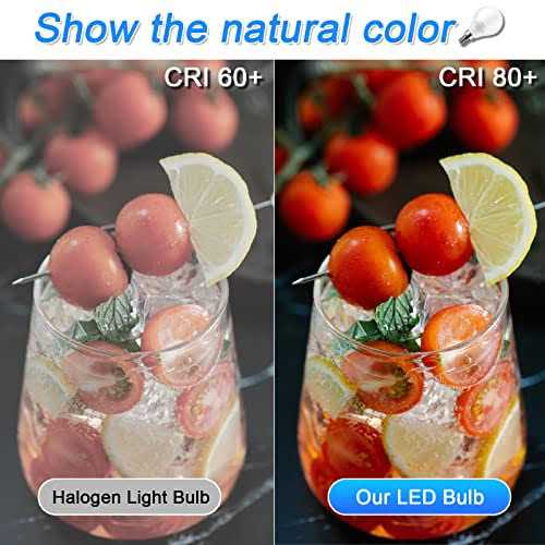 marxlait 8 Pack E12 Ceiling Fan Light Bulbs 60W Equivalent Daylight White 5000K - Image 3