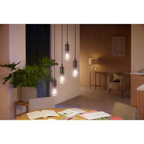 Philips Hue White Ambiance Filament ST19 Bluetooth LED Bulb - Image 4