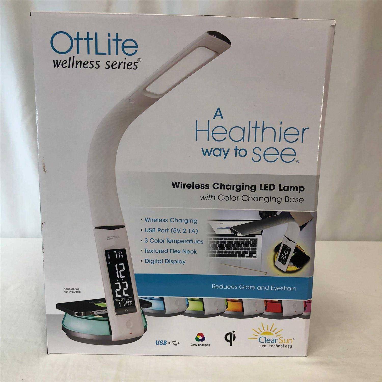 Ottlite Wellness Series Wireless Charging Lamp - Image 3