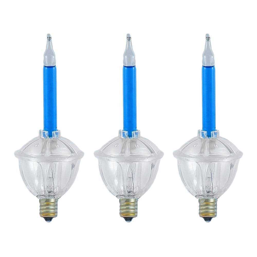 Novelty Lights 3 Light Traditional Christmas Bubble Light Replacement Pack - Image 2