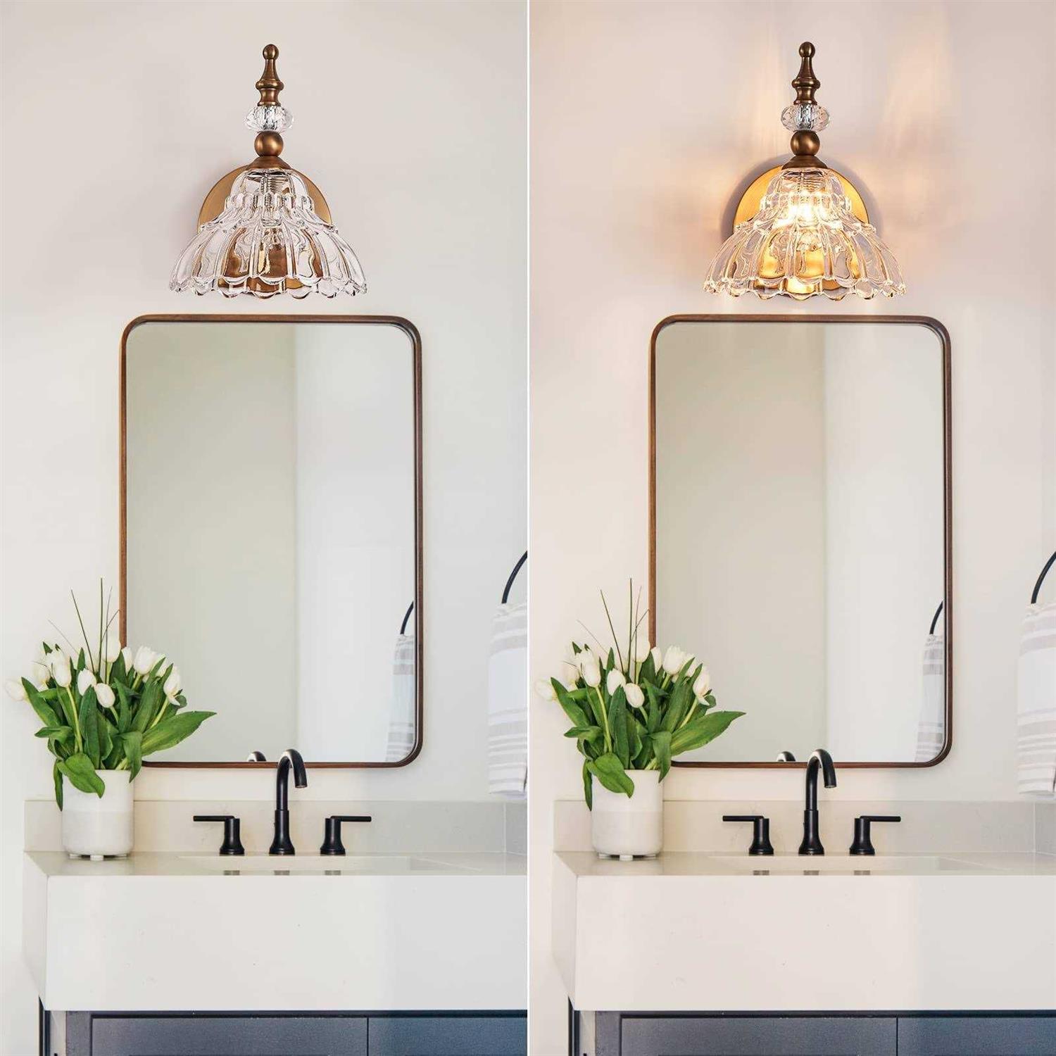 HDDFL Bathroom Light Fixture Over Mirror Vanity Lighting Fixtures Modern Wall Sconces Wall Lights for Bedroom Bathroom Hallway Living Room Decor - Image 4