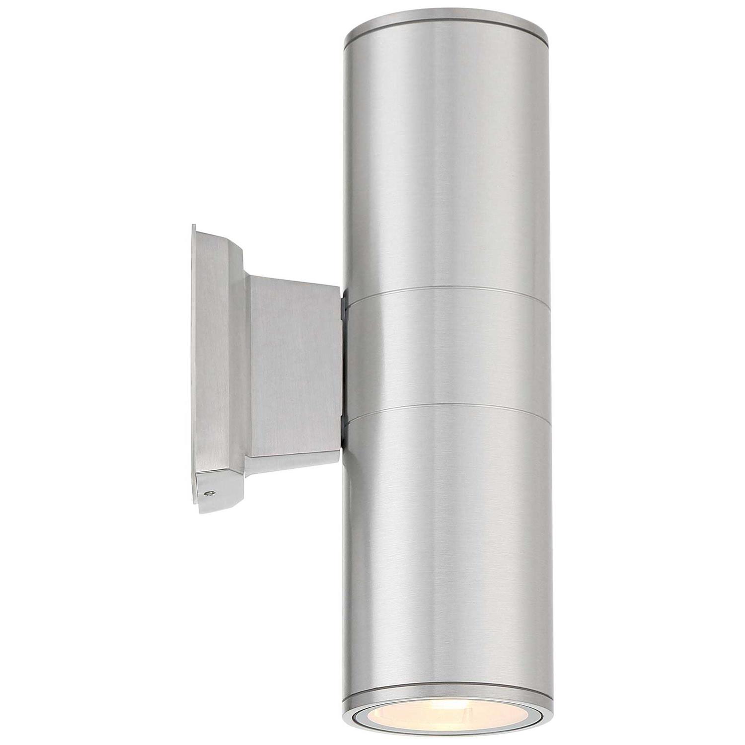Possini Euro Design Ellis Modern Sconce Outdoor Wall Light Fixture 11 3/4 Up Down Glass Exterior House Porch - Image 4