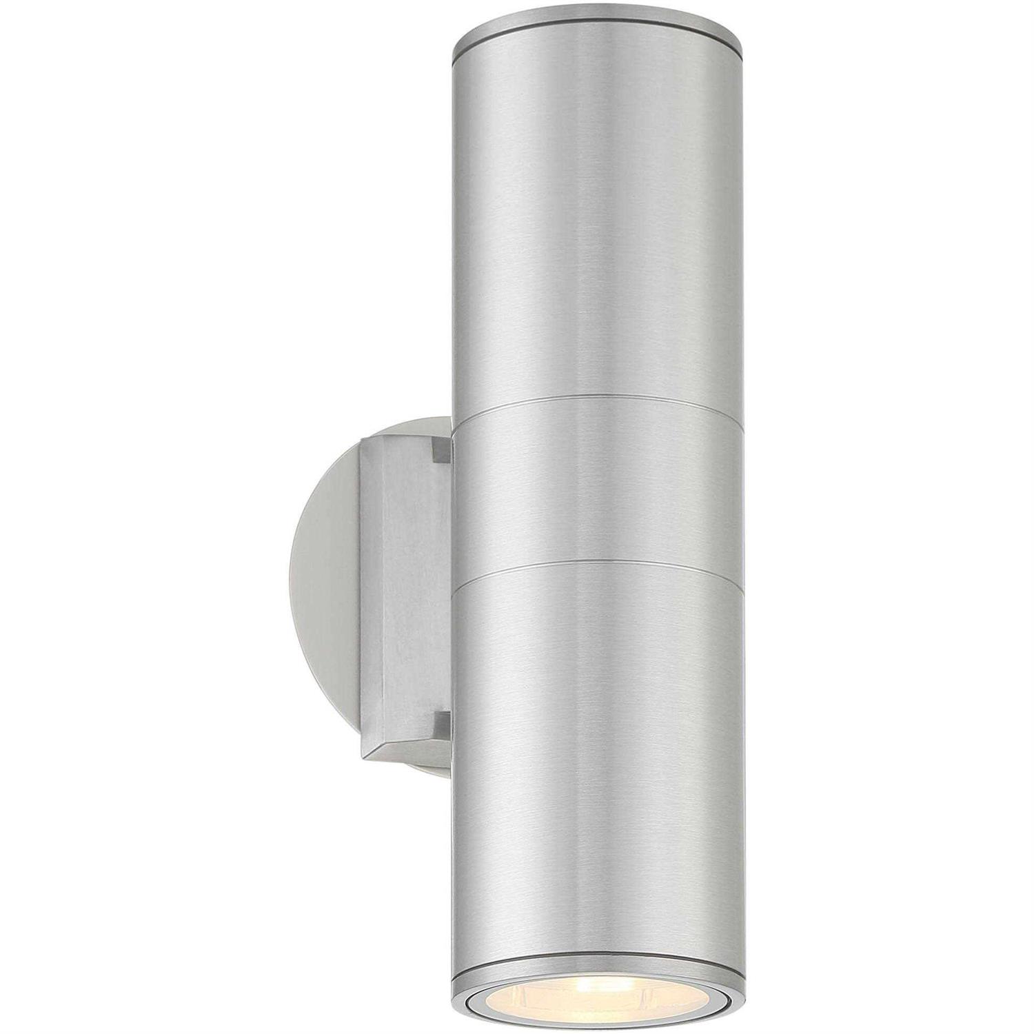 Possini Euro Design Ellis Modern Sconce Outdoor Wall Light Fixture 11 3/4 Up Down Glass Exterior House Porch - Image 3