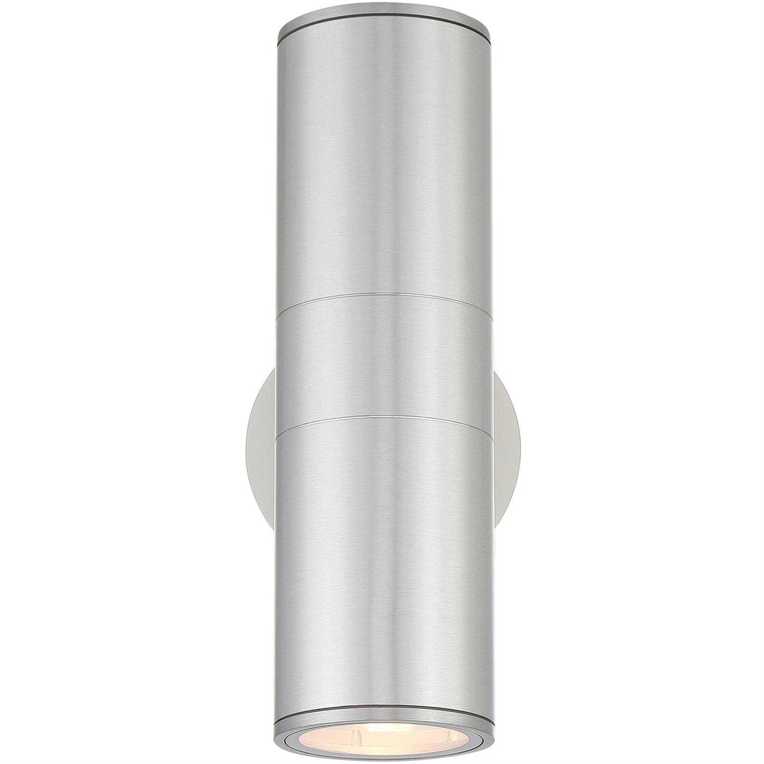 Possini Euro Design Ellis Modern Sconce Outdoor Wall Light Fixture 11 3/4 Up Down Glass Exterior House Porch - Image 5