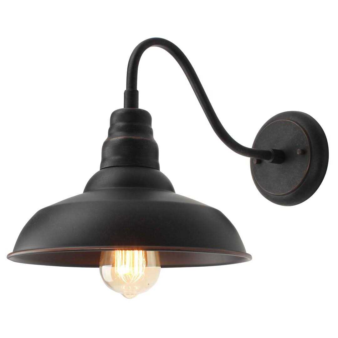 Ellesef 15 H Outdoor Barn Light Breakwater Bay Fixture Finish - Image 3