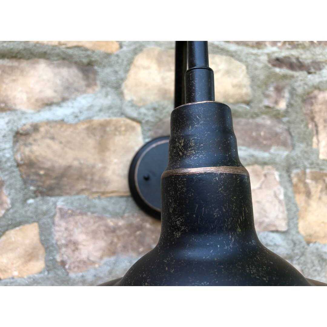 Ellesef 15 H Outdoor Barn Light Breakwater Bay Fixture Finish - Image 5