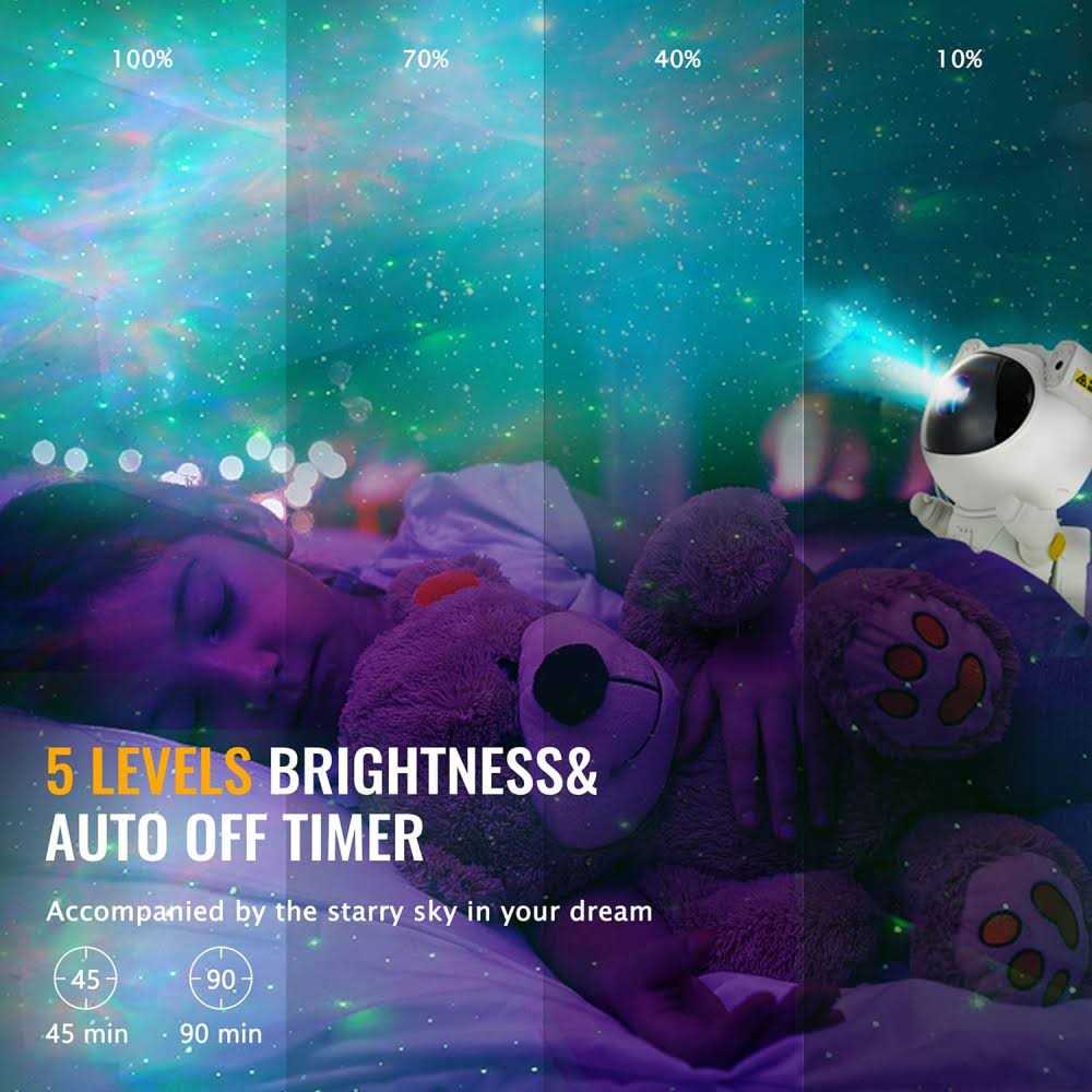 NICAYET Star Projector Galaxy Night Light,Birthday Gifts Toys for 2-10 Year Old Boys Girls - Image 3