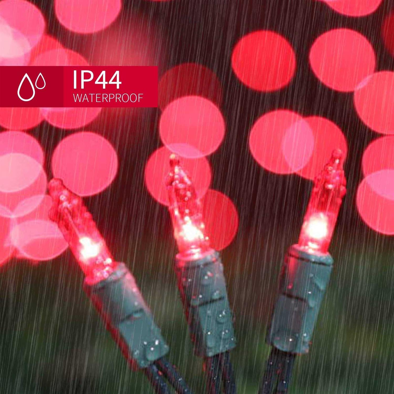 LAMPHOME Christmas String Light,100 Count Incandescent Mini String Light for Indoor - Image 4