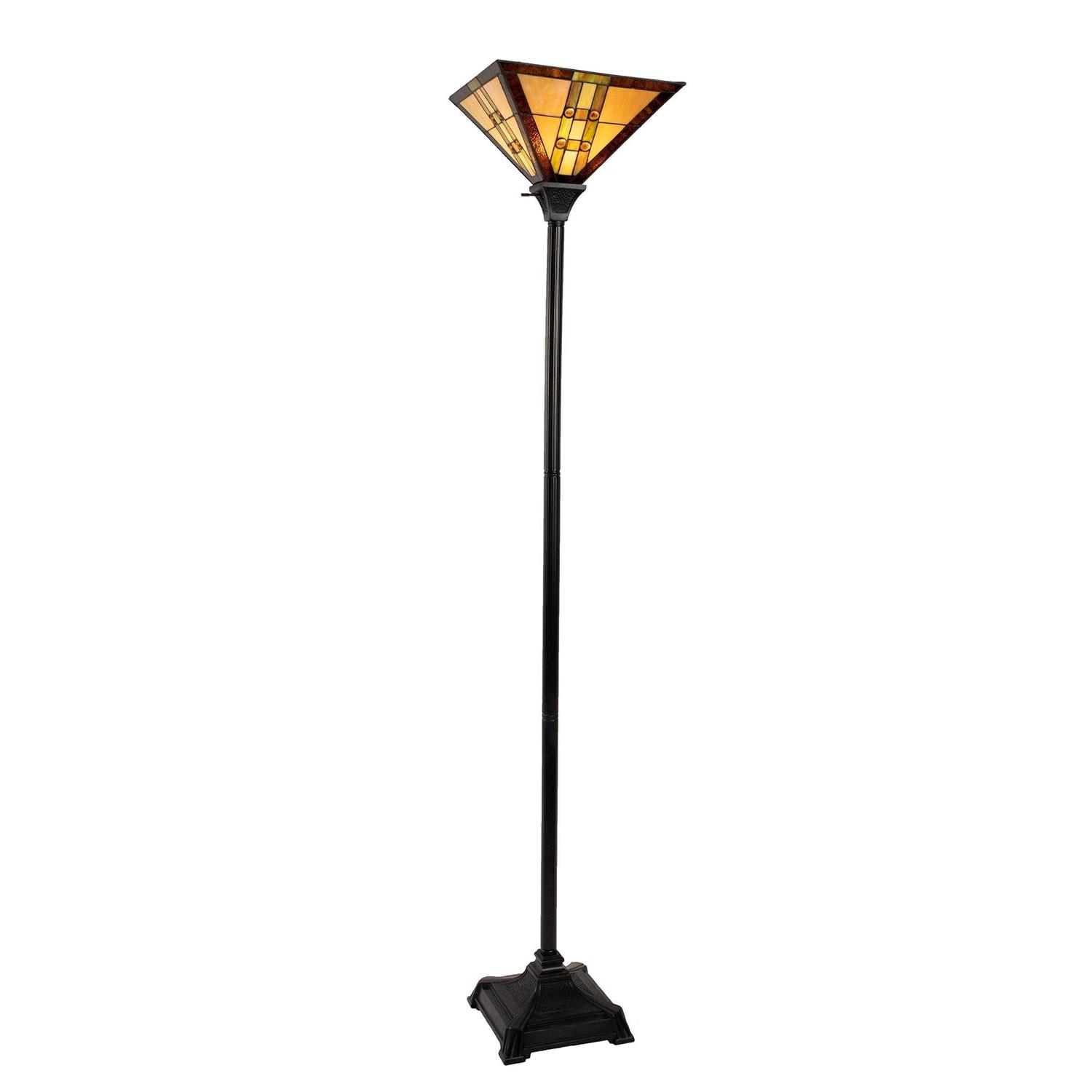 Lavish Home Tiffany Style Floor Lamp