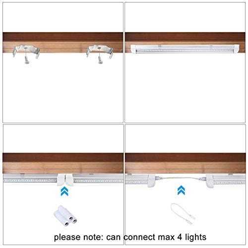 gayusan 10pack 8ft led shop light fixture,90w 10000 lumens 5000k daylight white - Image 4