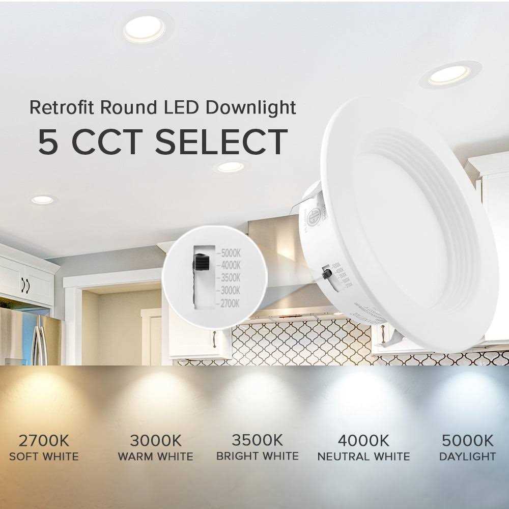 Maxxima 4 5 CCT Retrofit Recessed LED Downlight - Image 2