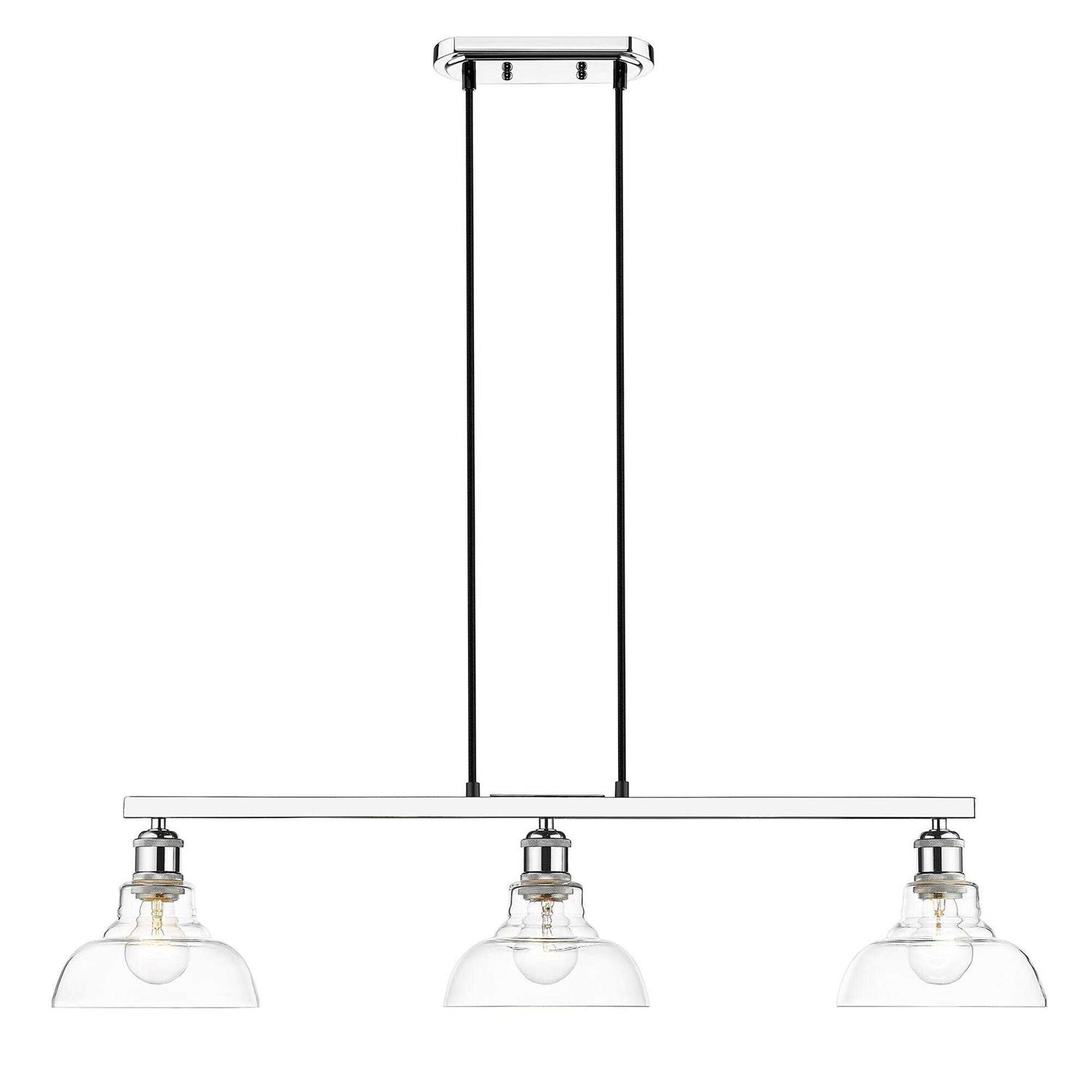 Golden Lighting Carver 3 Light Semi-Flush 0305-3SF - Image 5