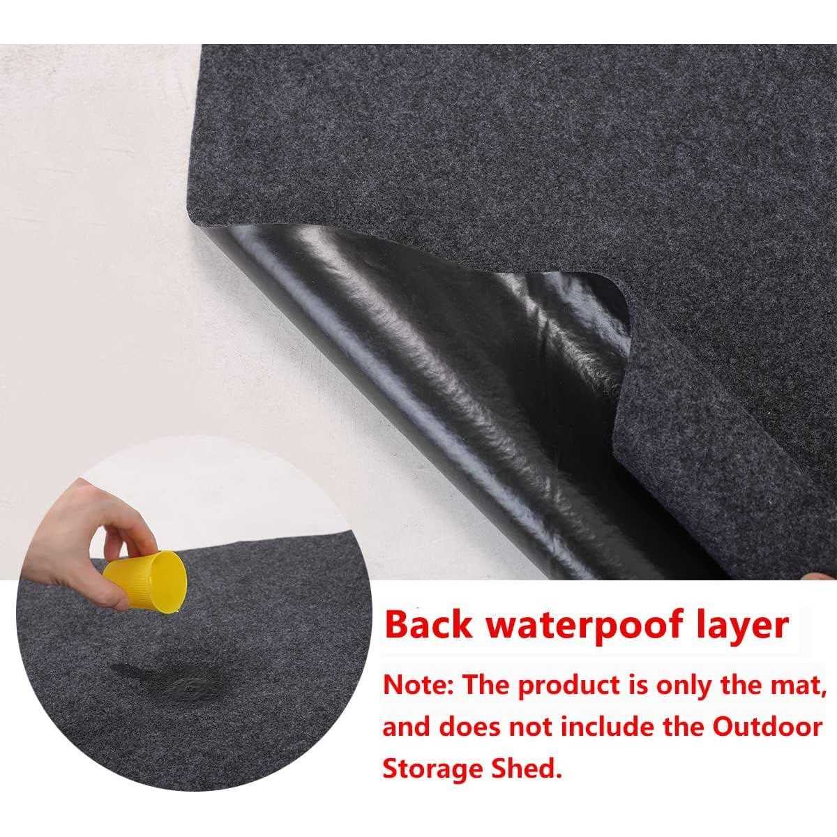 Meitola Outdoor Storage Shed Matwaterproof and Dustproof Outdoor Carport Matbacking Prevents Liquid Penetrationsoft Material Patio Furniture Matnon-sl - Image 5
