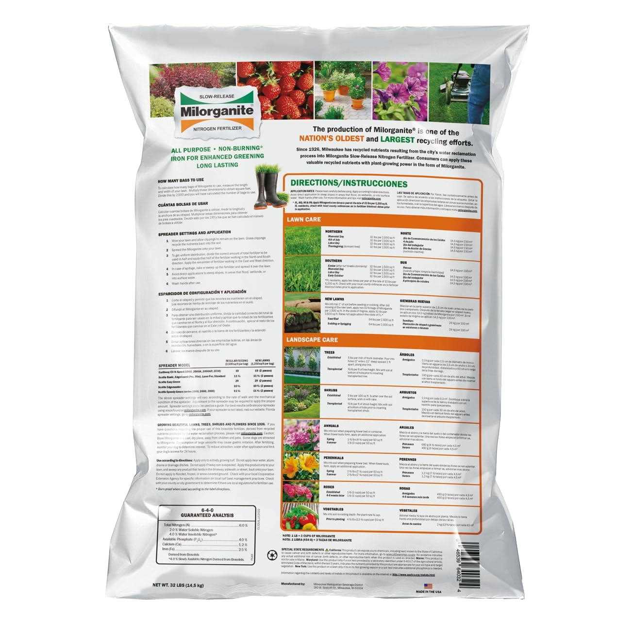 Milorganite Slow-Release Nitrogen Lawn Fertilizer - Image 5