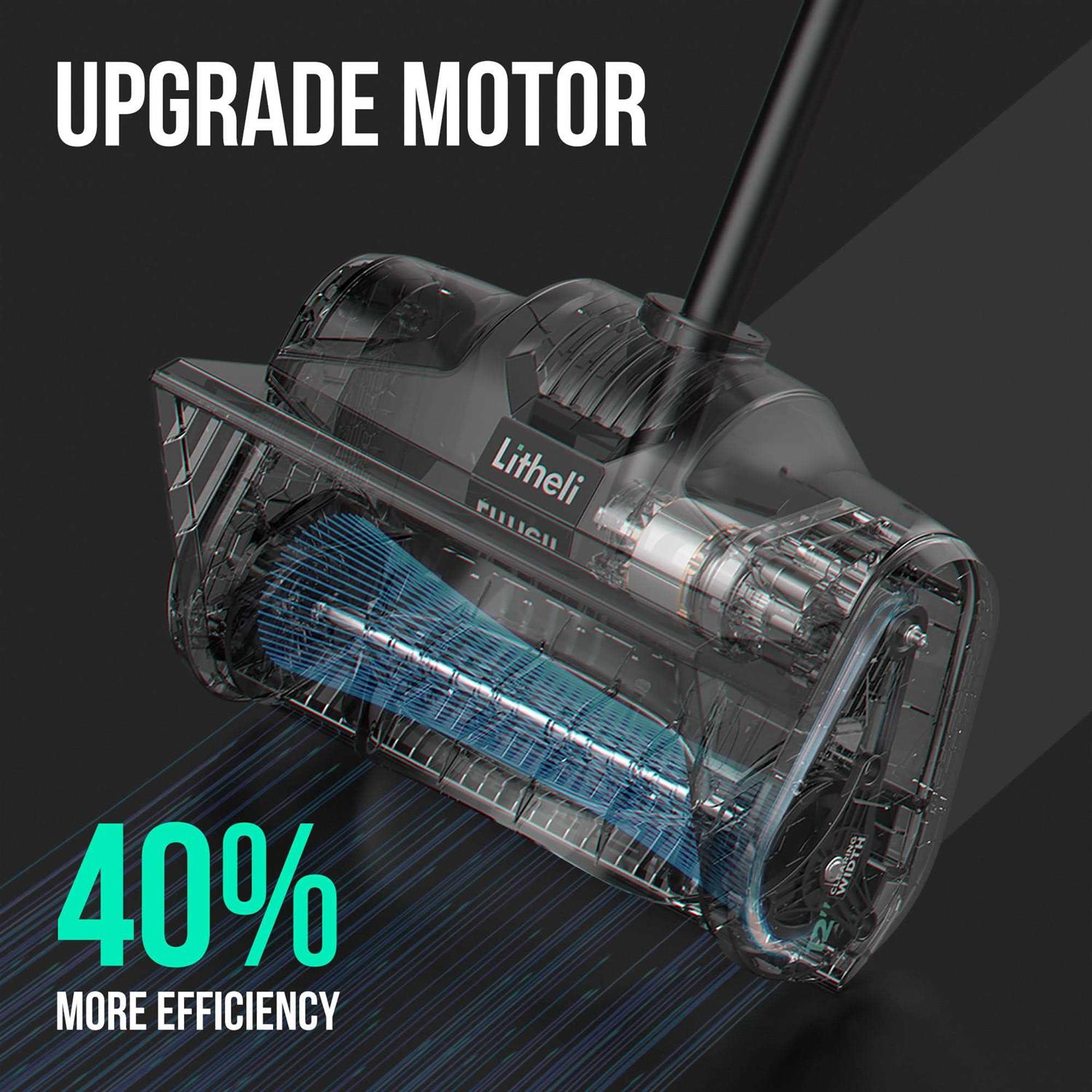 Litheli Cordless Snow Shovel 20V 12-Inch Battery Powered Snow Thrower - Image 5