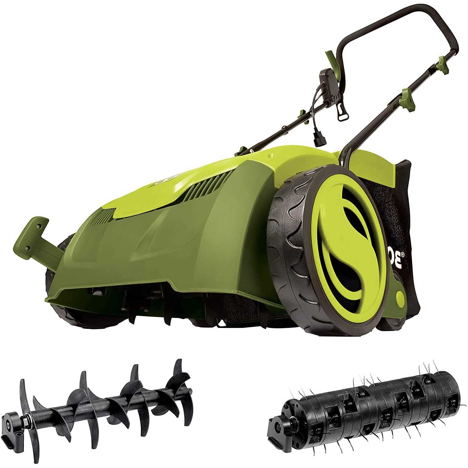 Sun Joe AJ801E Electric Lawn Dethatcher w/ Collection Bag - Image 2