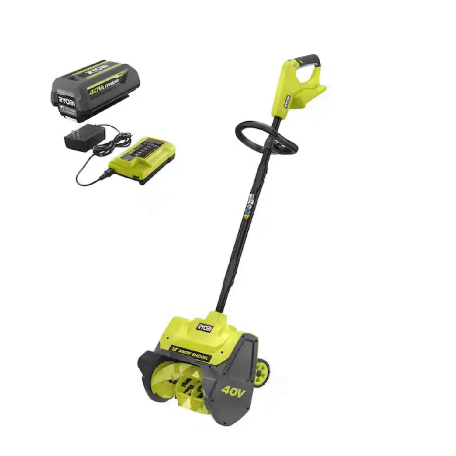 RYOBI 40V 12 Cordless Electric Snow Shovel