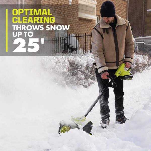 RYOBI 40V 12 Cordless Electric Snow Shovel - Image 3