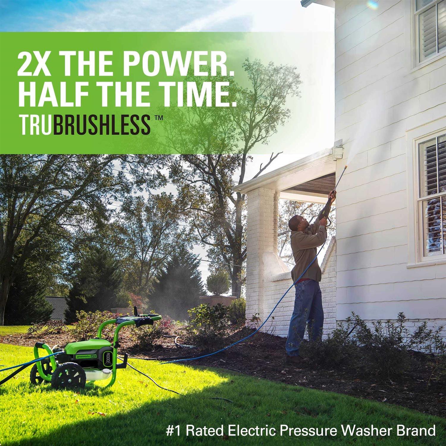 Greenworks 3000-PSI 2.0 GPM Electric Pressure Washer - Image 5